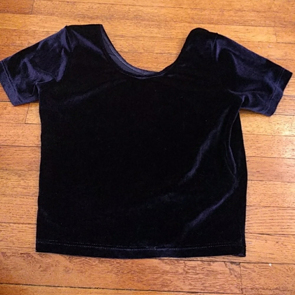 AA velvet royal purple crop